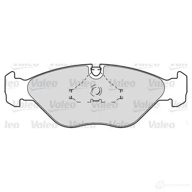 Тормозные колодки дисковые, комплект VALEO 2115 4 232781 598269 V4X06IM