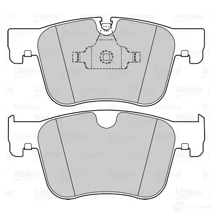 Тормозные колодки дисковые, комплект VALEO 601599 PQN YMQ1 1437877323 изображение 0