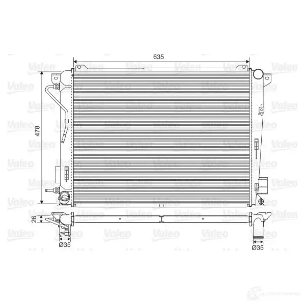 Тормозные колодки, комплект VALEO 229942 T SLAI 3276425404311 540431 изображение 0