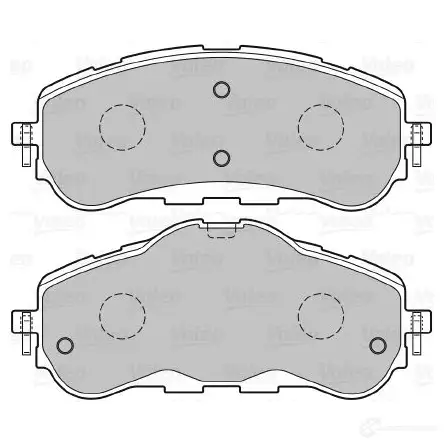 Тормозные колодки дисковые, комплект VALEO R WCLP 1206092378 3276426013949 601394 изображение 0