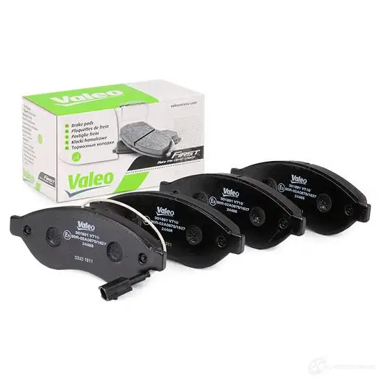 Тормозные колодки дисковые, комплект VALEO 223709 DJA V3 301891 3276423018916 изображение 1