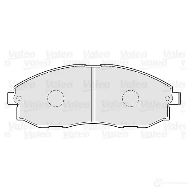 Тормозные колодки дисковые, комплект VALEO 301908 223716 OS Z9I9 3276423019081 - Изображение 1