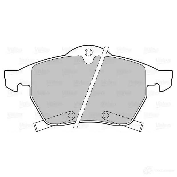 Тормозные колодки дисковые, комплект VALEO 232948 2311 6 VW3YB 598475 - Изображение 1