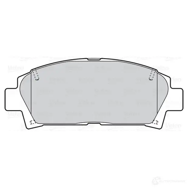 Тормозные колодки дисковые, комплект VALEO 1 4ZD8 1205902730 302065 3276423020650 - Изображение 1
