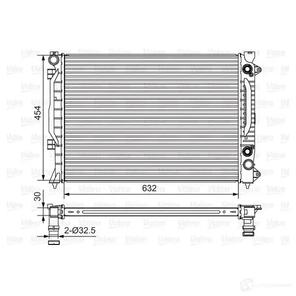 Тормозные колодки, комплект VALEO S6Z6XPO 598287 21 145 232790 изображение 0