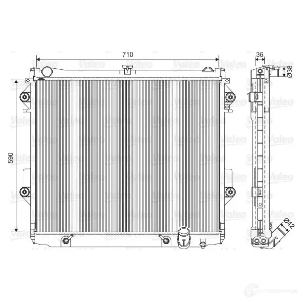 Тормозные колодки, комплект VALEO 229884 3276425400870 540087 TSMP ILG