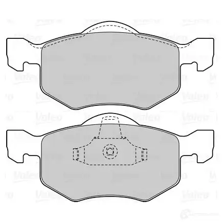 Тормозные колодки дисковые, комплект VALEO FW4TX Y 3276426015189 1206093232 601518 - Изображение 1