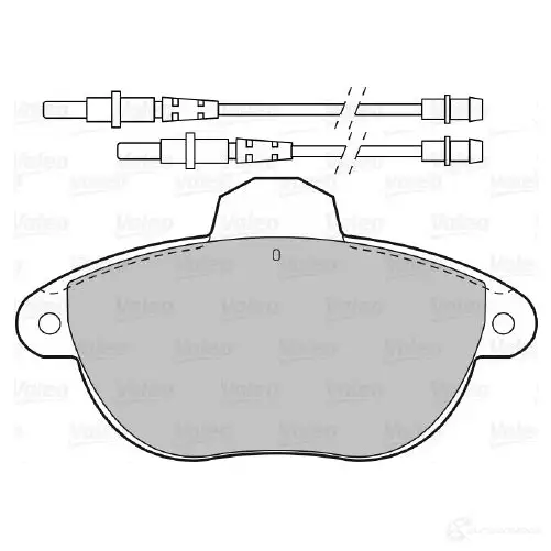 Тормозные колодки дисковые, комплект VALEO 598385 23 129 232864 O1HKBA изображение 0