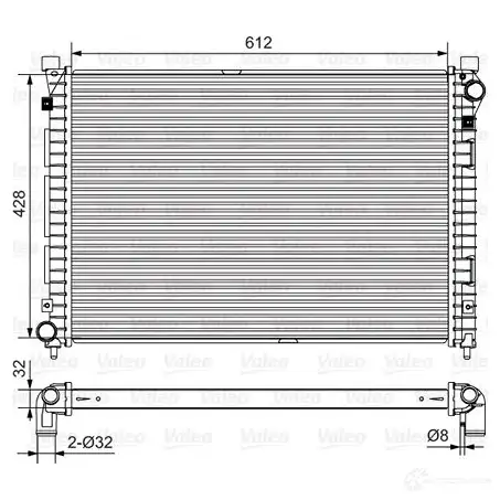 Тормозные колодки, комплект VALEO 20 960 598559 233024 DBQXKL7