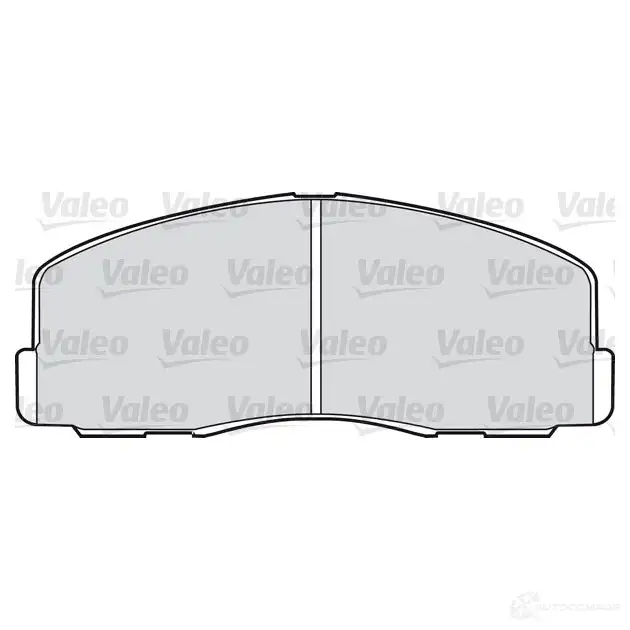 Тормозные колодки дисковые, комплект VALEO 2095 5 232751 598220 FGCP8O