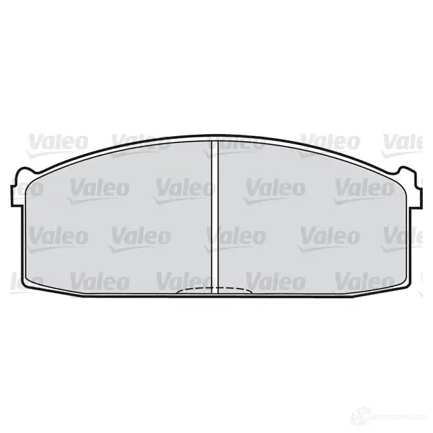 Тормозные колодки дисковые, комплект VALEO 598379 232859 V9I1P 20 718