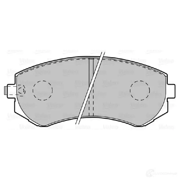 Тормозные колодки дисковые, комплект VALEO QV XSA8A 233497 601002 3276426010023 изображение 0
