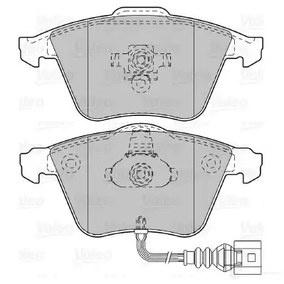 Тормозные колодки дисковые, комплект VALEO XCLABJ G 3276425988637 233283 598863 - Изображение 1