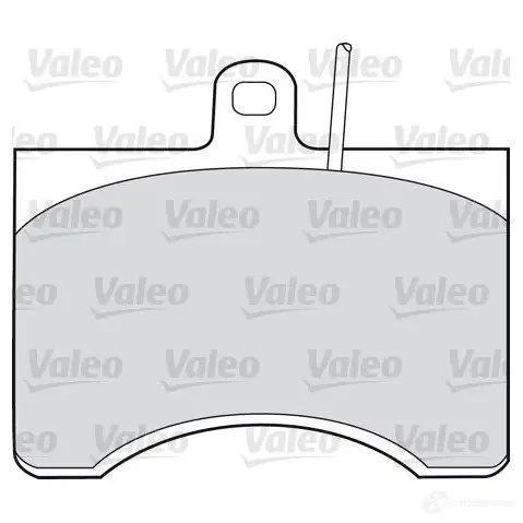 Тормозные колодки дисковые, комплект VALEO 598591 233049 PI05IQD 20 655