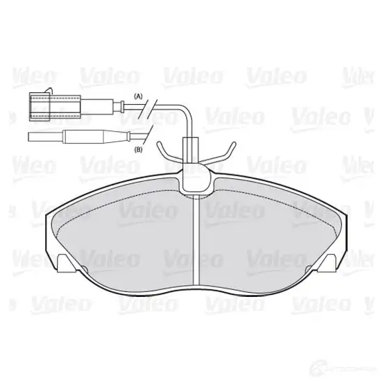 Тормозные колодки дисковые, комплект VALEO 3276423010101 223366 M7Z HKW 301010 - Изображение 1