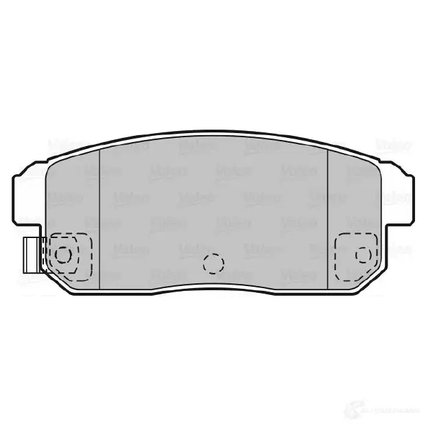 Тормозные колодки дисковые, комплект VALEO 3276425988316 OMV4I 5M 233252 598831