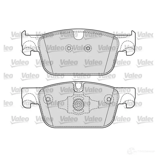 Тормозные колодки дисковые, комплект VALEO 601698 1437876030 E LNCS