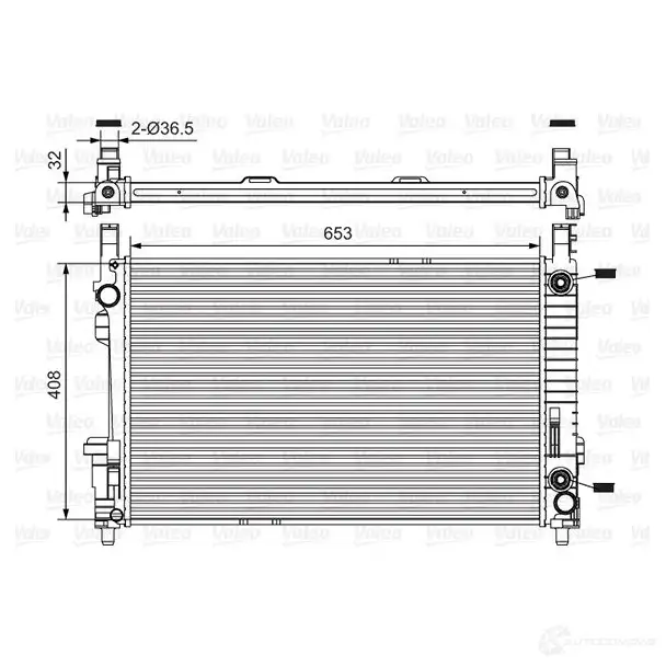 Тормозные колодки, комплект VALEO 230028 3BI3VV X 540744