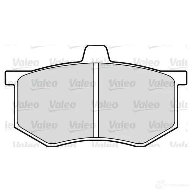 Тормозные колодки дисковые, комплект VALEO 2 0601 NTTW8 232645 598089
