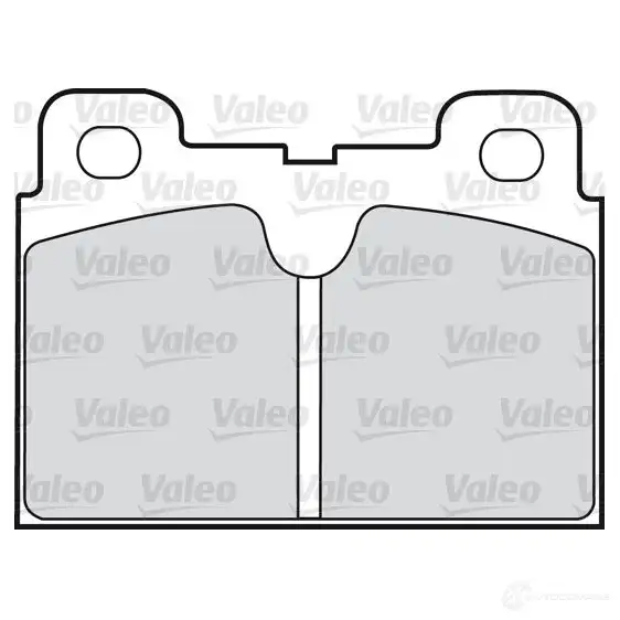 Тормозные колодки дисковые, комплект VALEO 598163 208 45 RR20C 232717