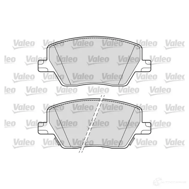 Тормозные колодки дисковые, комплект VALEO 1437878435 302319 FMTIGR I