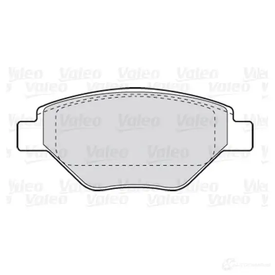 Тормозные колодки дисковые, комплект VALEO H PVRG0R 3276423015571 301557 223574 - Изображение 1