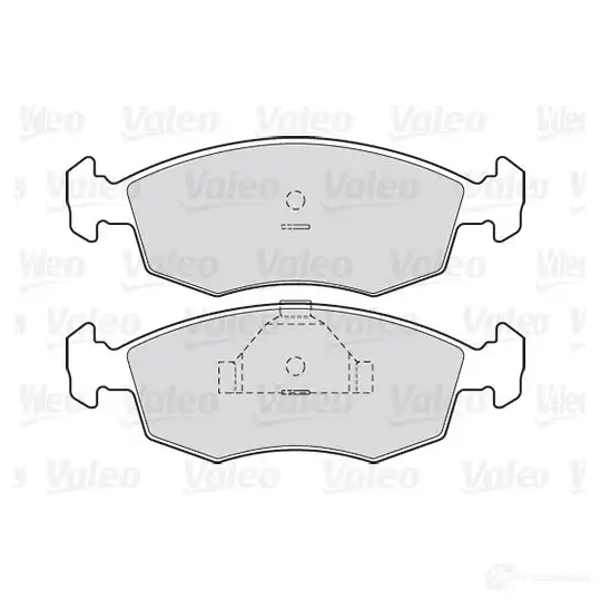 Тормозные колодки дисковые, комплект VALEO 3276423013355 301335 B X9V24 223492 - Изображение 1