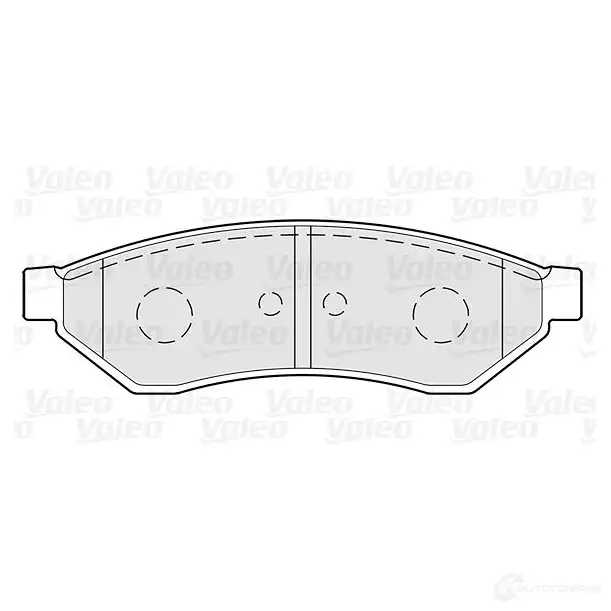Тормозные колодки дисковые, комплект VALEO 3276423012716 301271 L 4VU4R 223470 - Изображение 1