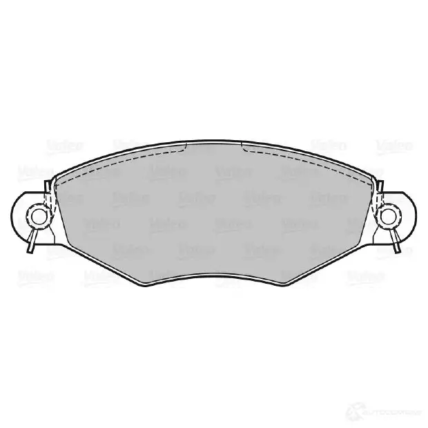 Тормозные колодки, комплект VALEO 232823 2320 5 YF1HV0 598324 изображение 0