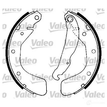 Тормозные колодки VALEO 3276425538344 DFQ2GL A 553834 230559 - Изображение 1