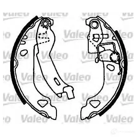 Тормозные колодки VALEO 553816 230542 Z8 8SVX 3276425538160
