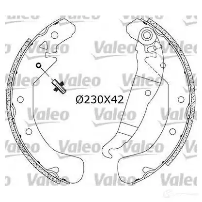 Тормозные колодки VALEO 553858 UKEW WK 3276425538580 230578