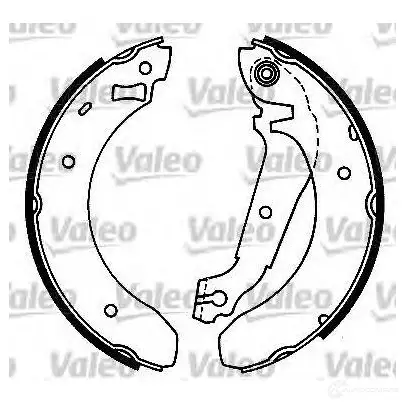 Тормозные колодки VALEO M 6HEZ 3276425536302 553630 230385