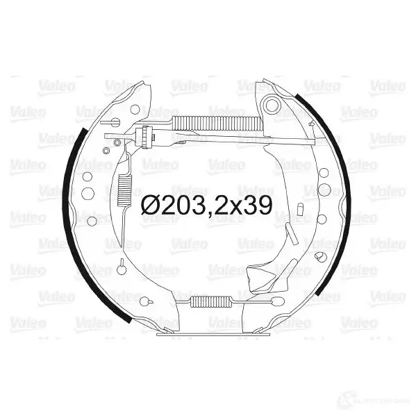 Тормозные колодки VALEO K243 554759 K24 2 230821 изображение 0