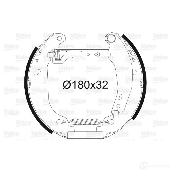 Тормозные колодки VALEO 230712 554643 K 125 281IH