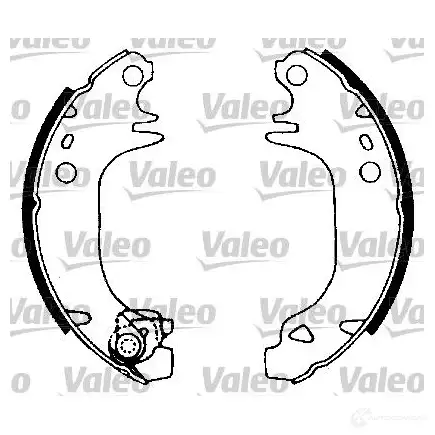Тормозные колодки VALEO 553635 WWJ G1 230390 3276425536357