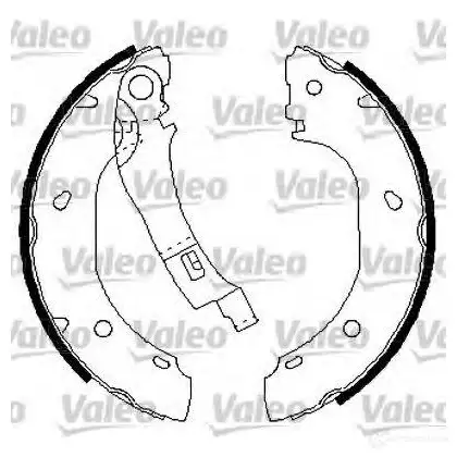 Тормозные колодки VALEO Y9O6L K2 46 554762 230822