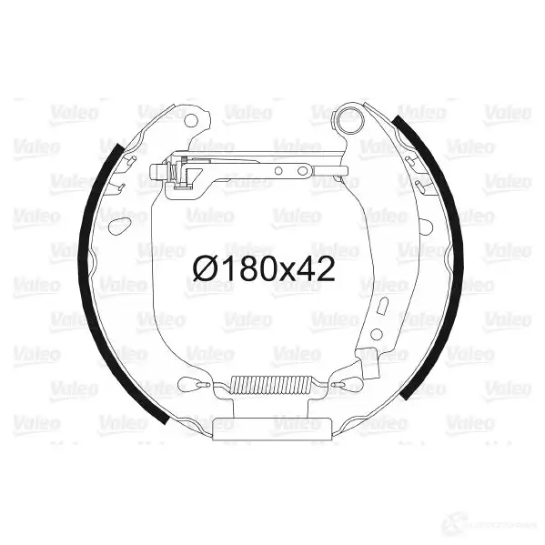 Тормозные колодки VALEO 554833 K3 15 C5NXN 230878
