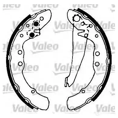 Тормозные колодки VALEO K21 6 230796 AKG6NJD 554732