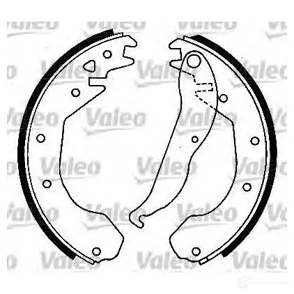Тормозные колодки VALEO K3CWG K25 3 230829 554769