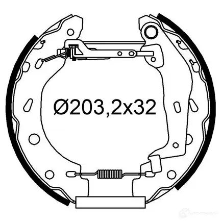 Тормозные колодки VALEO 1438009118 YY3XE3 Y 554974 изображение 0