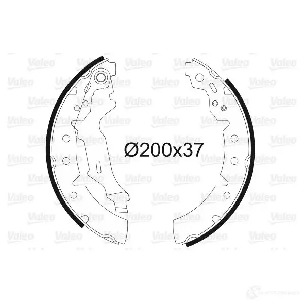Тормозные колодки VALEO 3276425627413 UC 8CM 562741 231104