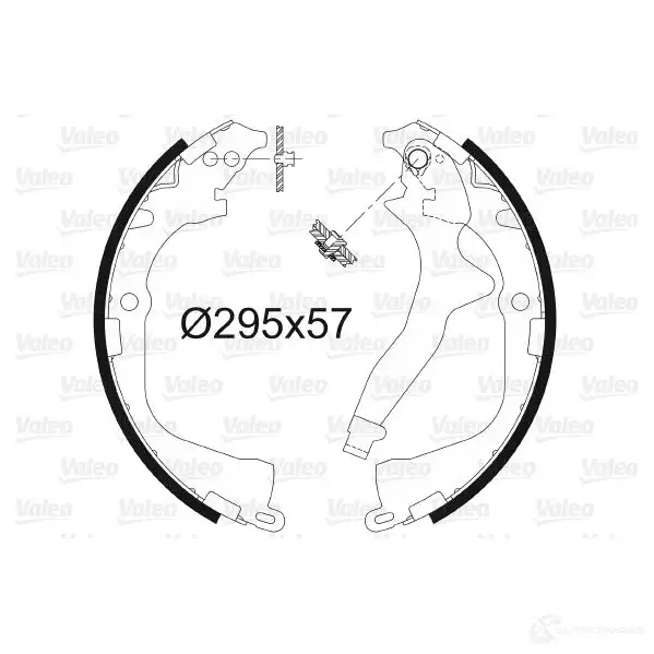 Тормозные колодки VALEO 231212 564148 FRVVOG Y 3276425641488