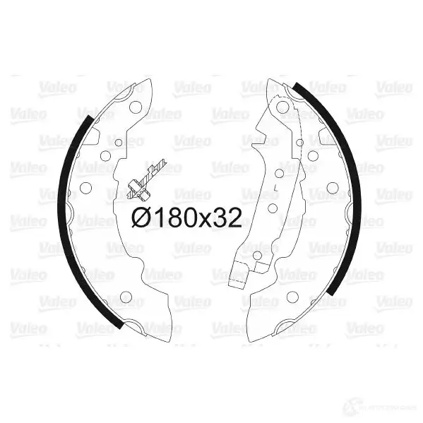 Тормозные колодки VALEO 230916 3276425620261 CW1 RC 562026
