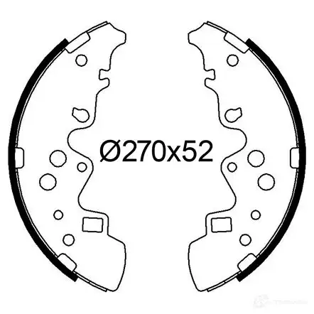 Тормозные колодки VALEO 564314 U59N8 BX 1438523235