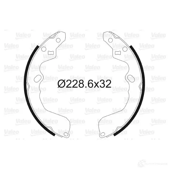 Тормозные колодки VALEO 3276425629981 8MK ZYS 231162 562998