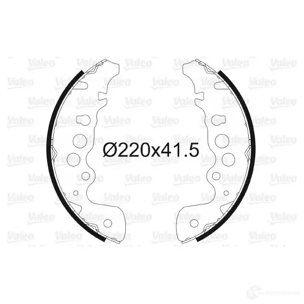 Тормозные колодки VALEO C SGPL 3276425627840 231138 562784