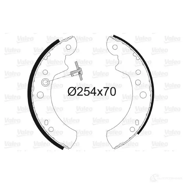 Тормозные колодки VALEO 562065 230948 3276425620650 P9C6 ZH