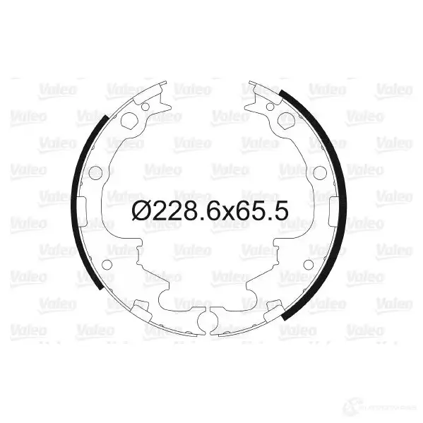 Тормозные колодки VALEO 231126 3276425627680 DIFYW T 562768
