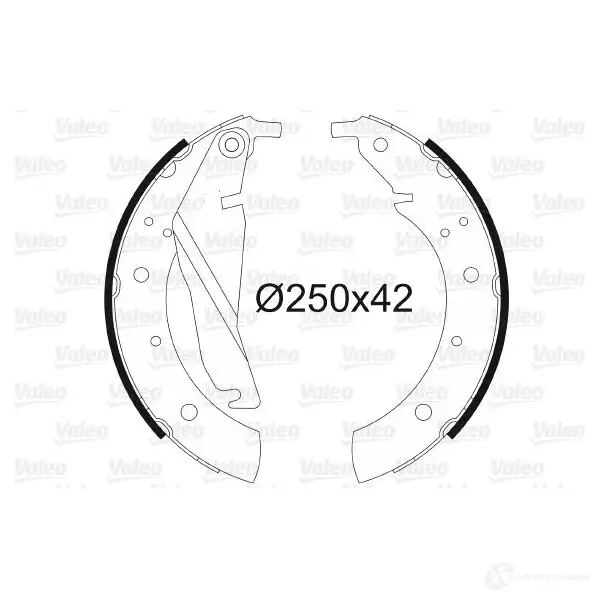 Тормозные колодки VALEO 41 92O 3276425625228 230991 562522